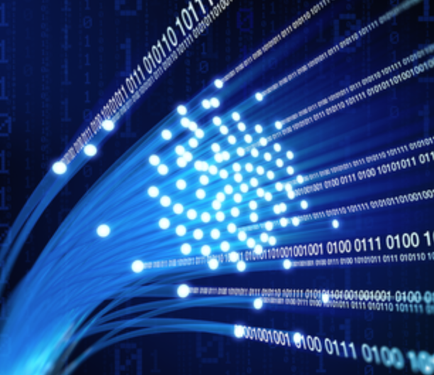fibra optica amb codi binari